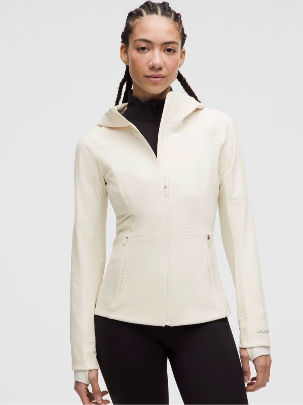 lululemon athletica Bone Colour Hooded Utility Jacket - Women's